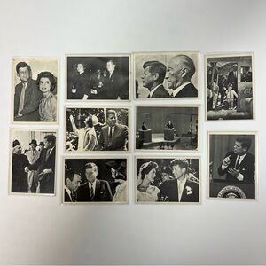 Vintage John F. Kennedy President 10Cards JFK Jackie O Eternal Flames Historical